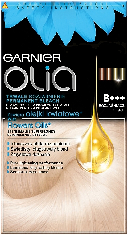 Haarbleichpulver - Garnier Olia Superblonds Extreme B+++ — Bild N1
