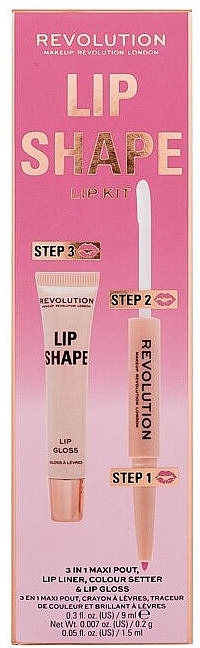 Makeup Revolution London Lip Shape - Lippen-Make-up Set — Bild N1