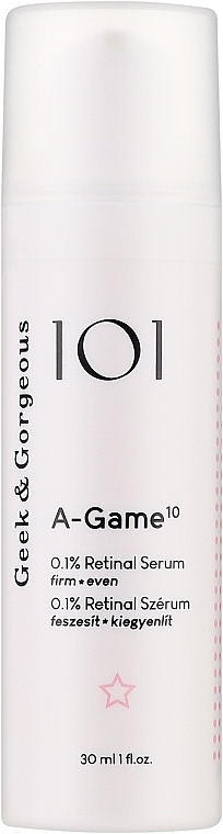 Gesichtsserum mit Retinal 0,1 % - Geek & Gorgeous A-Game 10 0,1% Retinal Serum — Bild N1