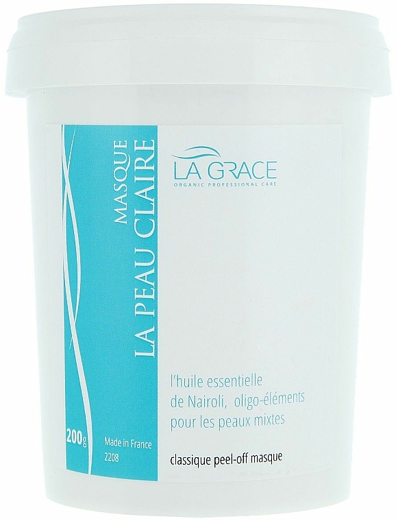 Reinigende und aufhellende Anti-Aging Alginatmaske für das Gesicht - La Grace Masque La Peau Claire