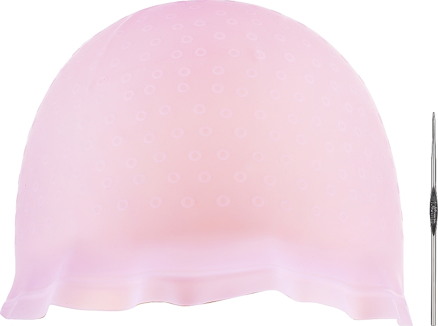Strähnenhaube aus Silikon rosa - Deni Carte — Bild N1