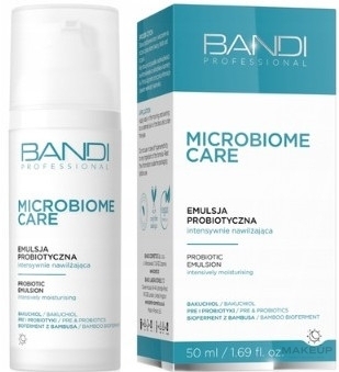 Intensiv feuchtigkeitsspendende Gesichtsemulsion - Bandi Professional Microbiome Care Probiotic Emulsion  — Bild 50 ml