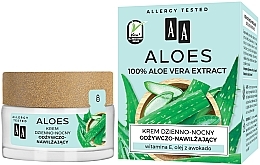 Düfte, Parfümerie und Kosmetik Nährende und feuchtigkeitsspendende Gesichtscreme mit Aloe Vera-Extrakt - AA Aloe Vera Extract