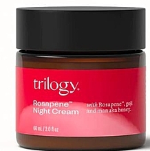 Düfte, Parfümerie und Kosmetik Nachtcreme mit Rosapen - Trilogy Rosapene Night Cream