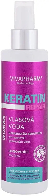 Haarwasser mit Keratin - Vivaco VivaPharm Keratin Repair Leave-in Hair Care — Bild N1