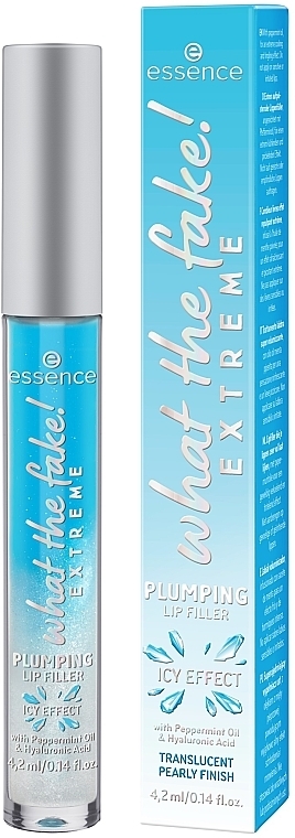 Lipgloss - Essence What The Fake! Extreme Plumping Lip Filler Ice Effect — Bild N2