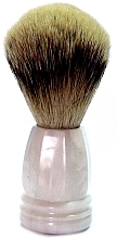 Rasierpinsel aus Dachshaar Perlmutt - Golddachs Silver Tip Badger Plastic Mother Of Pearl — Bild N1