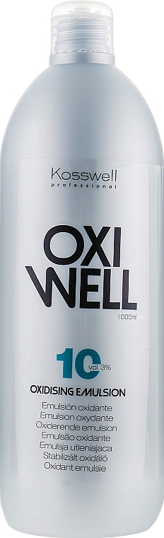 Entwicklerlotion 3% - Kosswell Professional Oxidizing Emulsion Oxiwell 3% 10vol — Bild N1