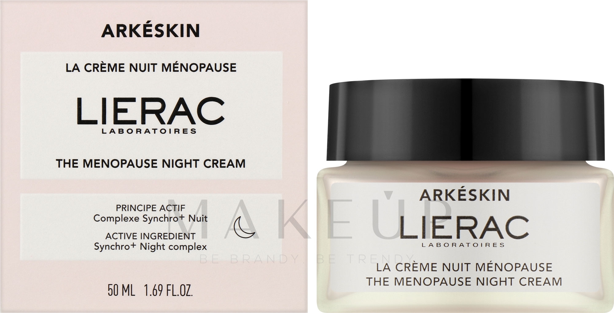 Nachtcreme für das Gesicht - Lierac Arkeskin The Menopause Night Cream — Bild 50 ml