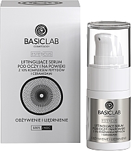 Düfte, Parfümerie und Kosmetik Serum unter den Augen mit Peptiden und Ceramiden - BasicLab Dermocosmetics Esteticus