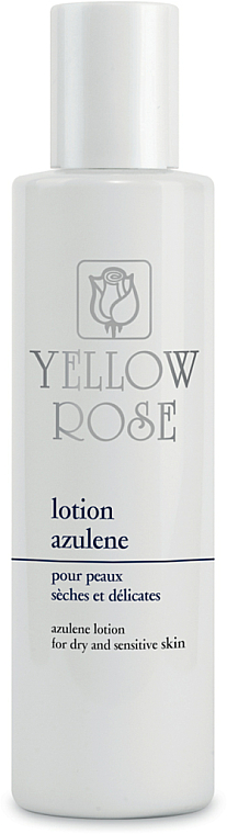 Beruhigende Gesichtslotion mit Azulen, Vitamin E und Allantoin für trockene und empfindliche Haut - Yellow Rose Lotion Azulene — Bild N1