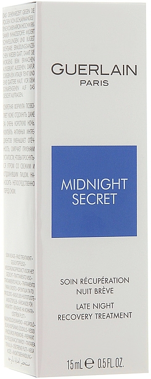 Regenerierende Gesichtspflege für die Nacht - Guerlain Midnight Secret Late Night Recovery Treatment — Bild N1