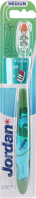 Zahnbürste mittel Individual Clean dunkelgrün - Jordan Individual Clean Medium — Bild N1