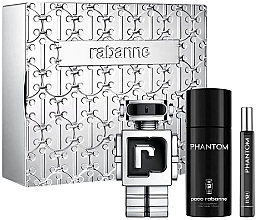 Düfte, Parfümerie und Kosmetik Paco Rabanne Phantom - Duftset (Eau de Toilette 100 ml + Eau de Toilette 10 ml + Deospray 150 ml) 