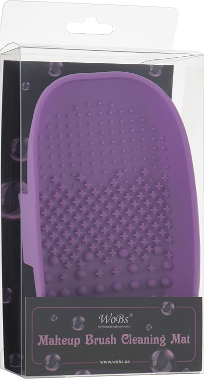 Silikonmatte für Reinigungsbürsten - WoBs Makeup Brush Cleaning Mat — Bild N3