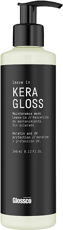 Leave-in-Maske mit Keratin - Glossco KeraGloss Maintenance Mask — Bild N1