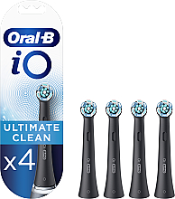Austauschbare Zahnbürstenköpfe für elektrische Zahnbürste schwarz 4 St. - Oral-B iO Ultimate Clean — Bild N12