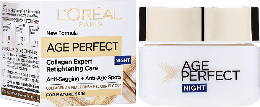 Pflegende Nachtcreme - L'Oreal Paris Age Perfect ReHydrating Night Cream — Bild N2