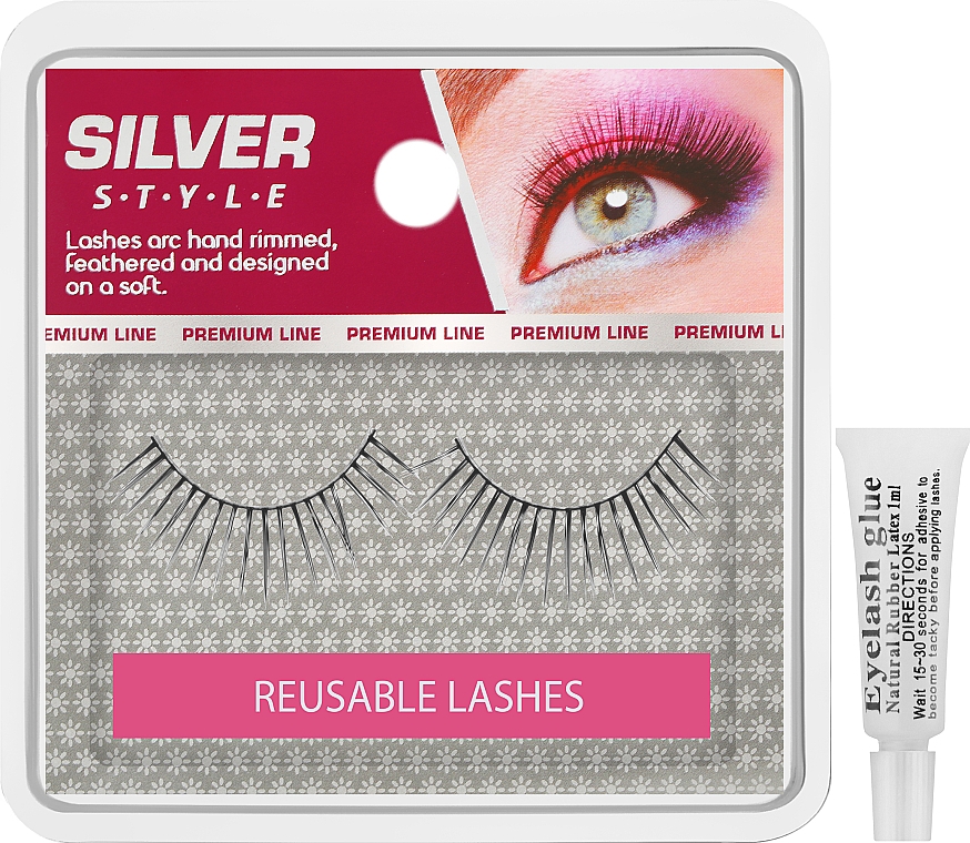 Künstliche Wimpern FR 114 - Silver Style Eyelashes — Bild N1