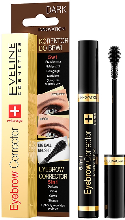 Augenbrauen-Concealer - Eveline Cosmetics Eyebrow Corrector — Bild N2