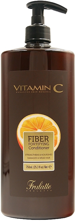 Stärkende Haarspülung für geschwächtes und geschädigtes Haar - Frulatte Vitamin C Fiber Fortyfing Conditioner — Bild N1