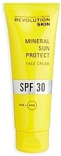 Düfte, Parfümerie und Kosmetik Leichte mineralische Sonnenschutzcreme für das Gesicht - Revolution Skin SPF 30 Mineral Sun Protect Face Cream