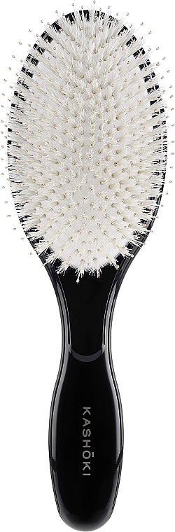 Haarbürste mit Naturborsten XL - Kashoki Smooth White Detangler XL — Bild N1