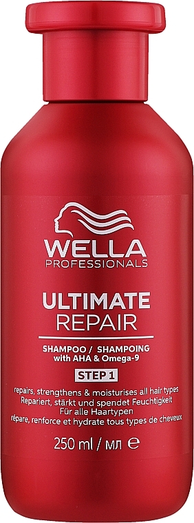 Shampoo für alle Haartypen - Wella Professionals Ultimate Repair Shampoo With AHA & Omega-9 — Bild N5