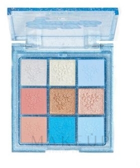 Lidschatten-Palette - BH Cosmetics Totally 2000's 9 Color Shadow Palette — Bild Blue Fur