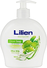 Düfte, Parfümerie und Kosmetik Flüssige Cremeseife "Olivenmilch" - Lilien Olive Milk Cream Soap