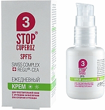 Düfte, Parfümerie und Kosmetik Anti-Couperose Tagescreme für empfindliche Haut SPF 15 - PhytoBioTechnologien	 Stop Cuperoz 