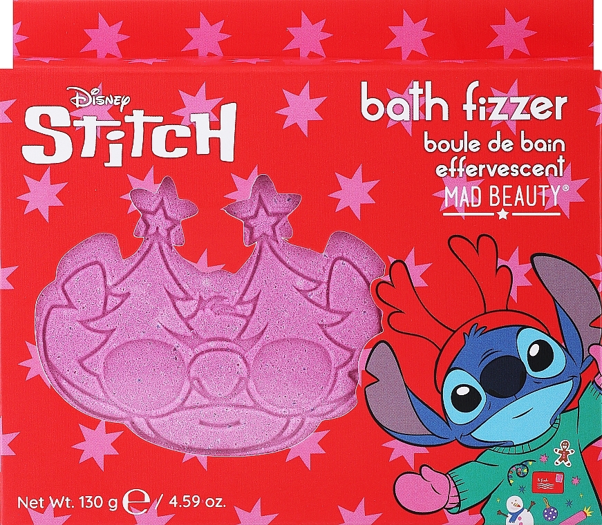Badebombe Stich - Mad Beauty Disney Stitch At Christmas Single Fizzer — Bild N1