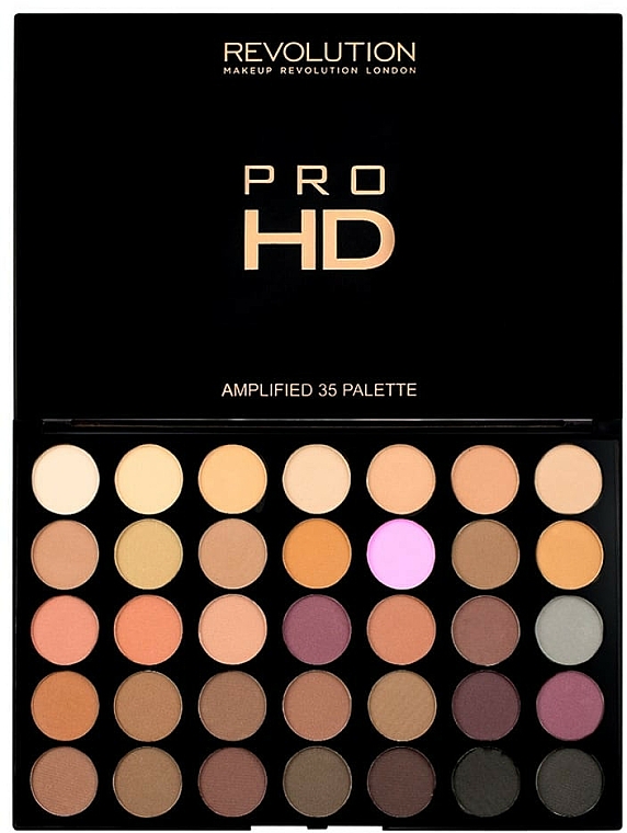 Lidschattenpalette - Makeup Revolution Pro HD Palette Amplified 35 — Bild N1