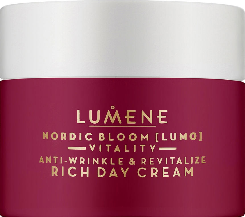 Tagescreme für das Gesicht gegen Falten - Lumene Nordic Bloom Vitality Anti-Wrinkle & Revitalize Rich Day Cream — Bild N1