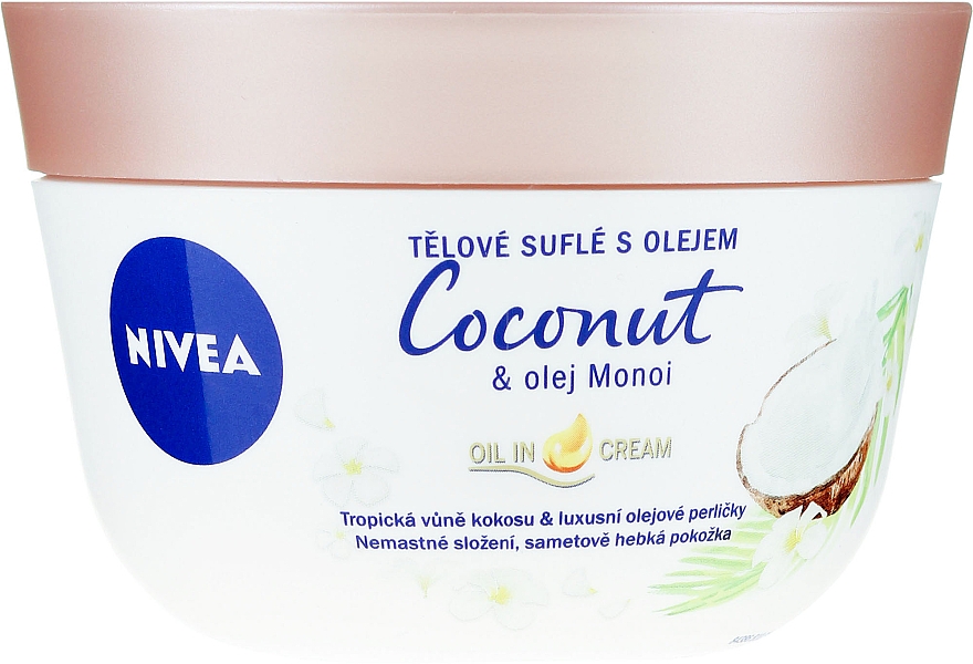 Körpersouffle mit Kokosnuss und Monoi-Öl - Nivea Body Souffle Coconut & Monoi Oil