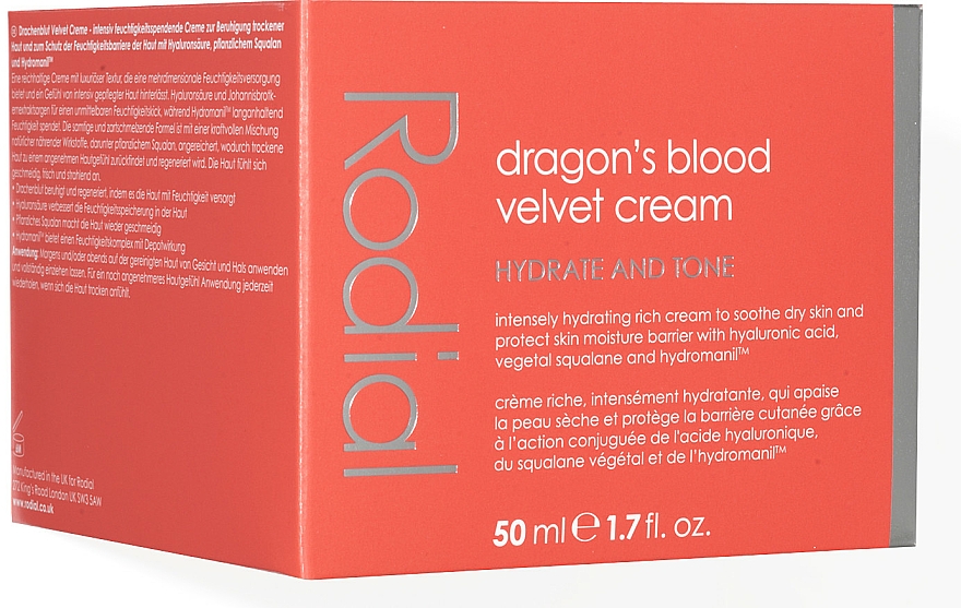 Gesichtscreme mit rotem Harzextrakt - Rodial Dragon's Blood Velvet Face Cream — Bild N3
