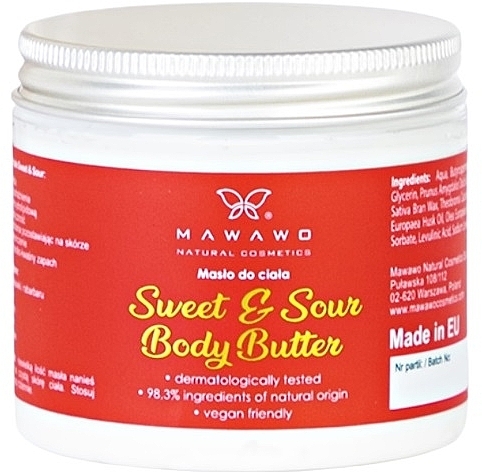 Körperöl - Mawawo Sweet & Sour Body Butter — Bild N1