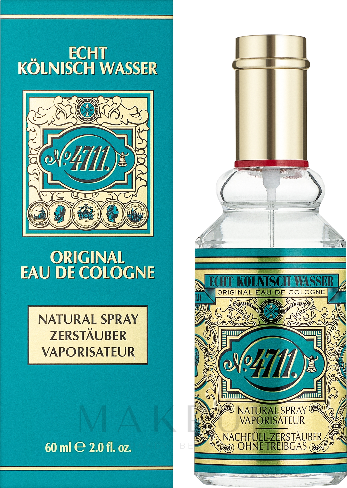 Maurer & Wirtz 4711 Original Eau de Cologne - Eau de Cologne — Bild 60 ml