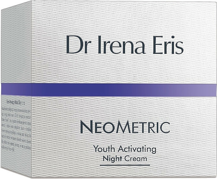 Verjüngende und aktivierende Nachtcreme für das Gesicht - Dr Irena Eris Neometric Youth Activating Night Cream — Bild N1