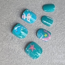 Selbstklebende Nägel für Kinder 969 Meerjungfrau 24 St. - Deni Carte Magic Miss Tips — Bild N4