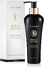 Düfte, Parfümerie und Kosmetik Shampoo für tiefe Kopfhaut - T-LAB Professional Royal Detox Shampoo