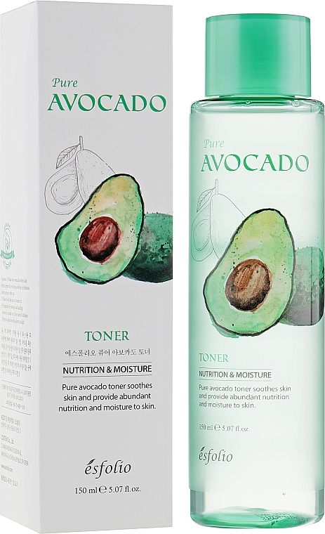 Reines Gesichtswasser mit Avocadoextrakt - Esfolio Pure Avocado Toner — Bild N3