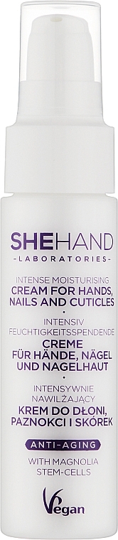 Intensiv feuchtigkeitsspendende Hand- und Nagelcreme - SheHand Intense Moisturising Cream — Bild N1