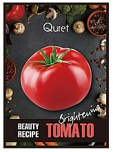 Düfte, Parfümerie und Kosmetik Aufhellende Gesichtsmaske mit Tomatenextrakt - Quret Beauty Recipe Mask Tomato Brightening