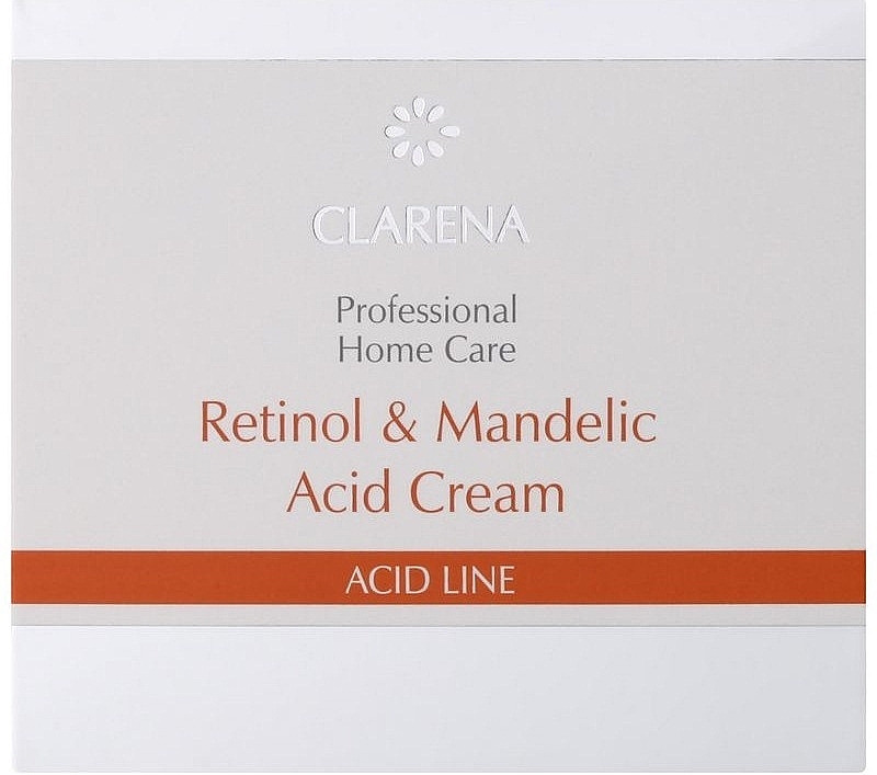 Anti-Falten Gesichtscreme mit Mandelsäure und Retinol - Clarena Retinol & Mandelic Acid Cream  — Bild N3