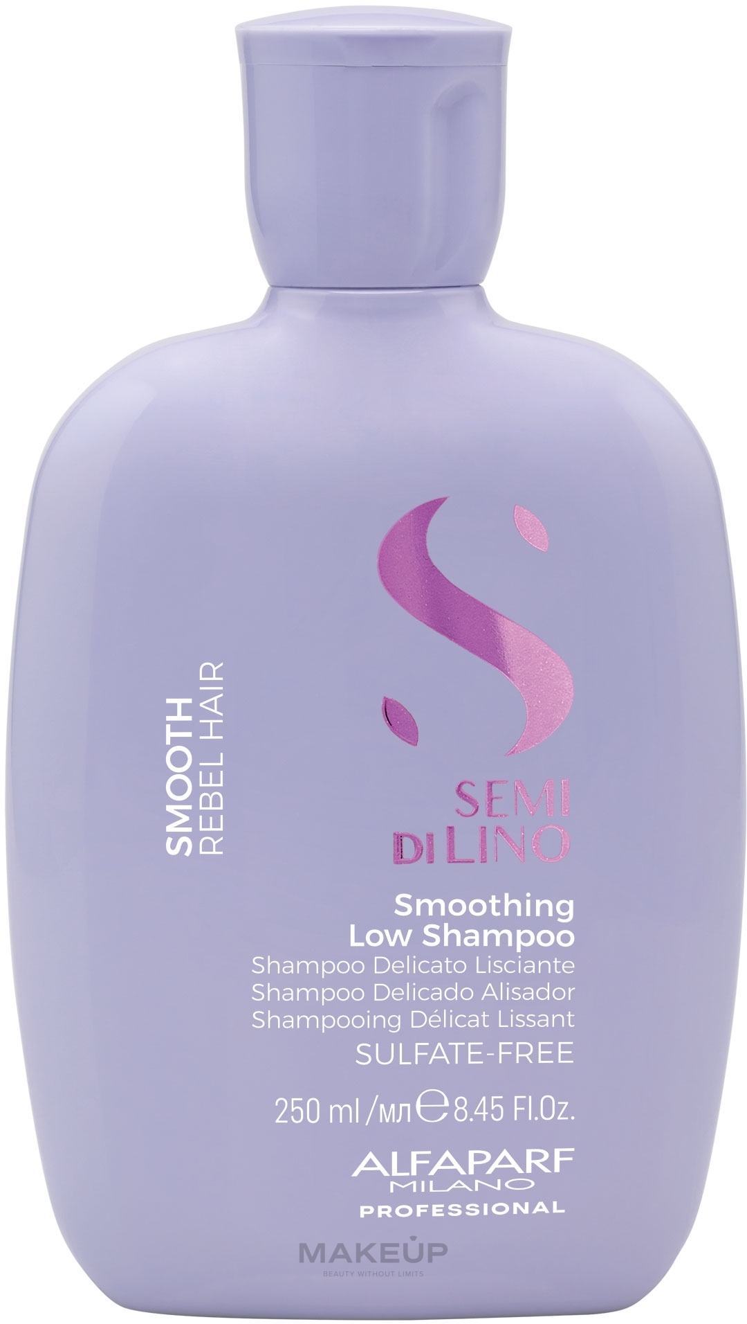 Glättendes Shampoo für widerspenstiges Haar - Alfaparf Semi di Lino Smooth Smoothing Shampoo — Bild 250 ml