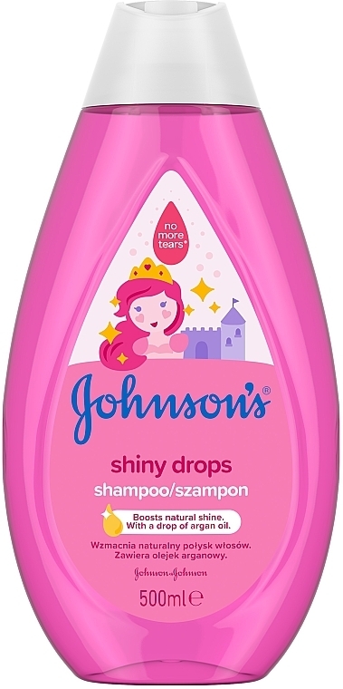 Kindershampoo mit Arganöl - Johnson’s Baby Shiny Drops Shampoo — Foto N1