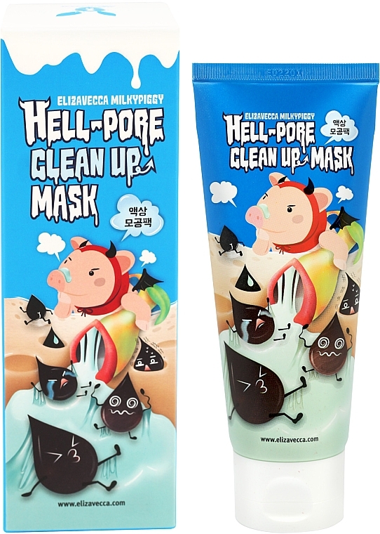Porenreinigende Gesichtsmaske - Elizavecca Face Care Hell-Pore Clean Up Mask — Bild N1