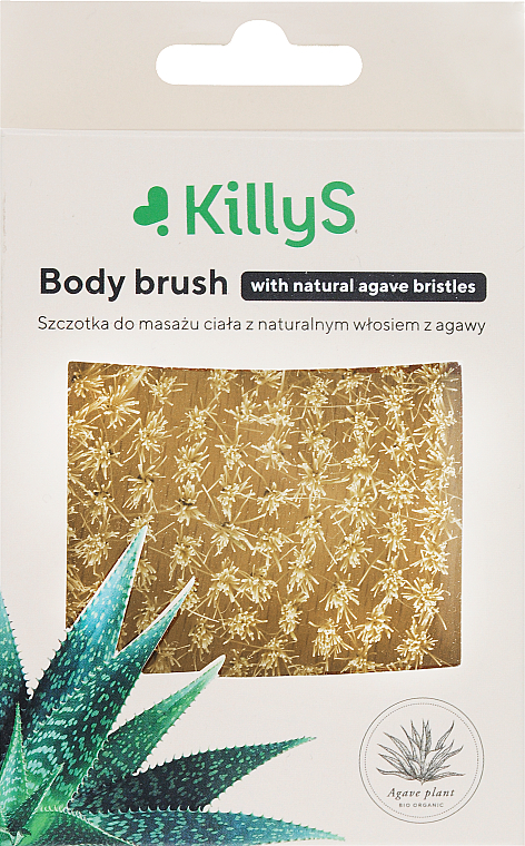 Körperbürste mit natürlichen Agavenborsten - KillyS Body Brush — Bild N3