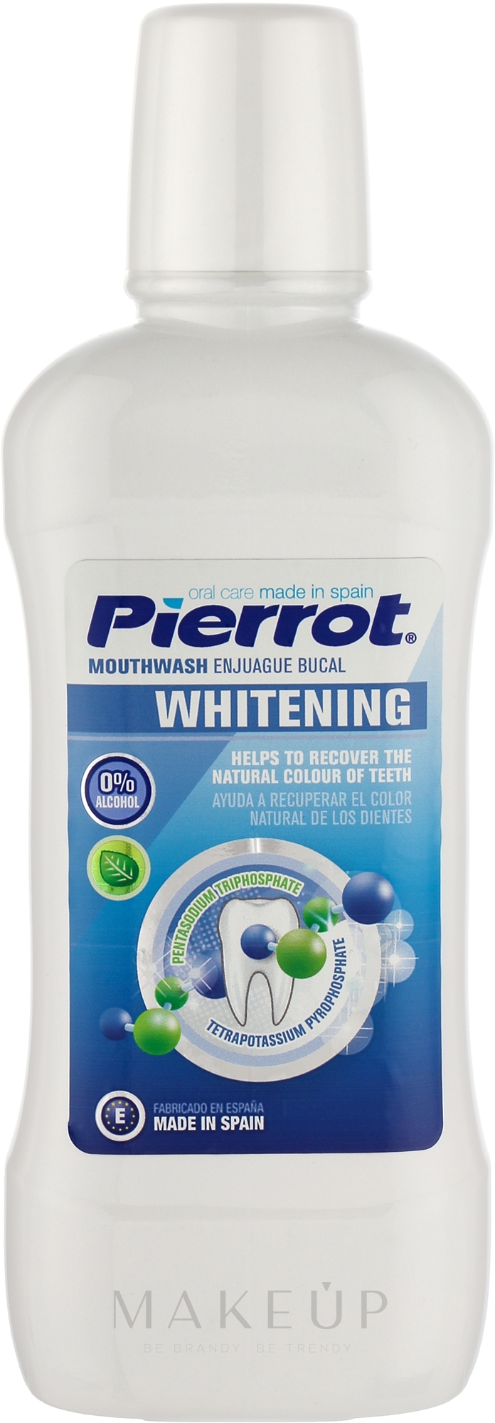 Zahnaufhellendes Mundwasser - Pierrot Whitening Mouthwash — Bild 500 ml